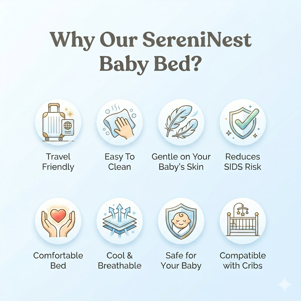SereniNest™ - The Ultimate Baby Bed